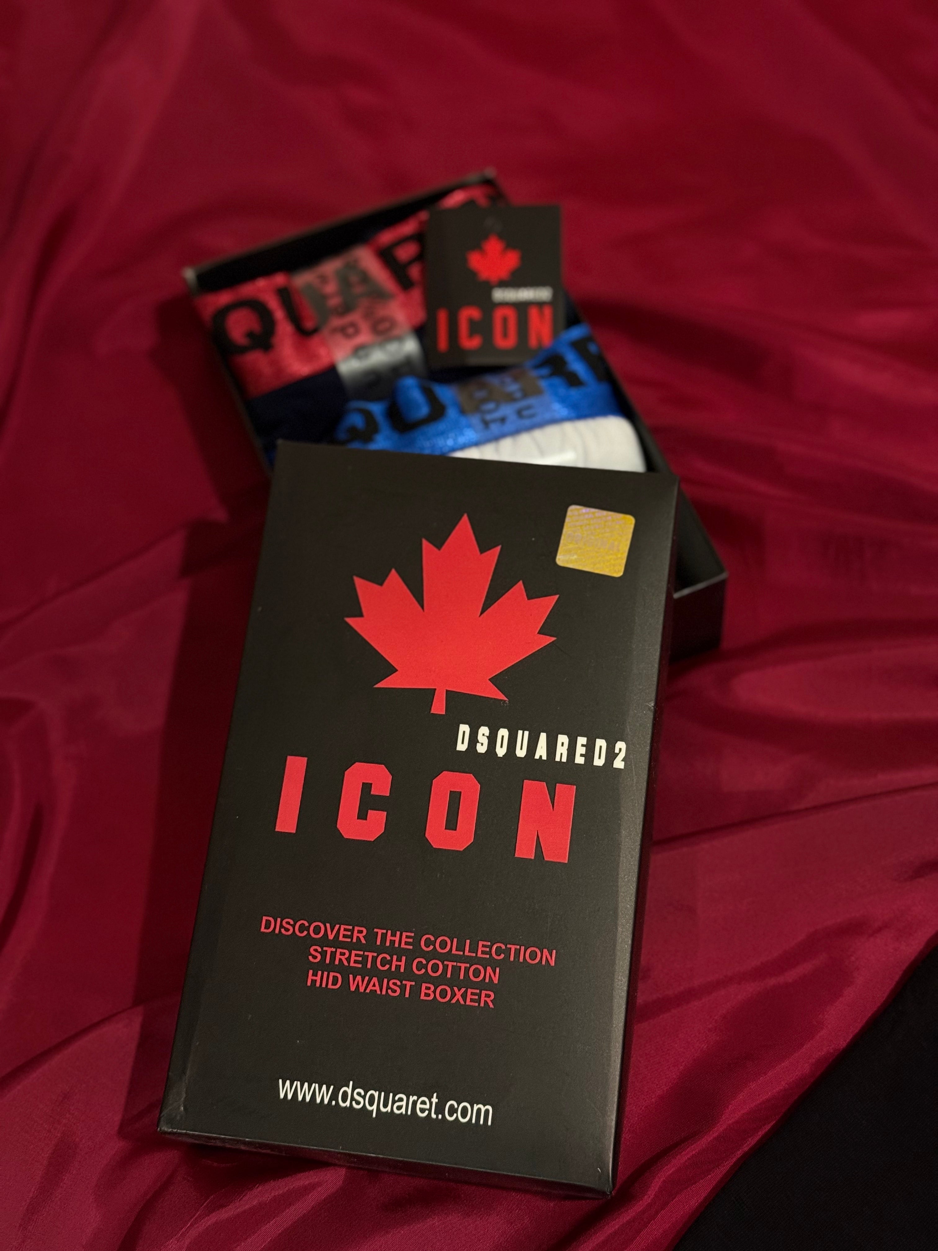 Dsquared ICON ΣΕΤ 3 ΜΠΟΞΕΡΑΚΙΑ