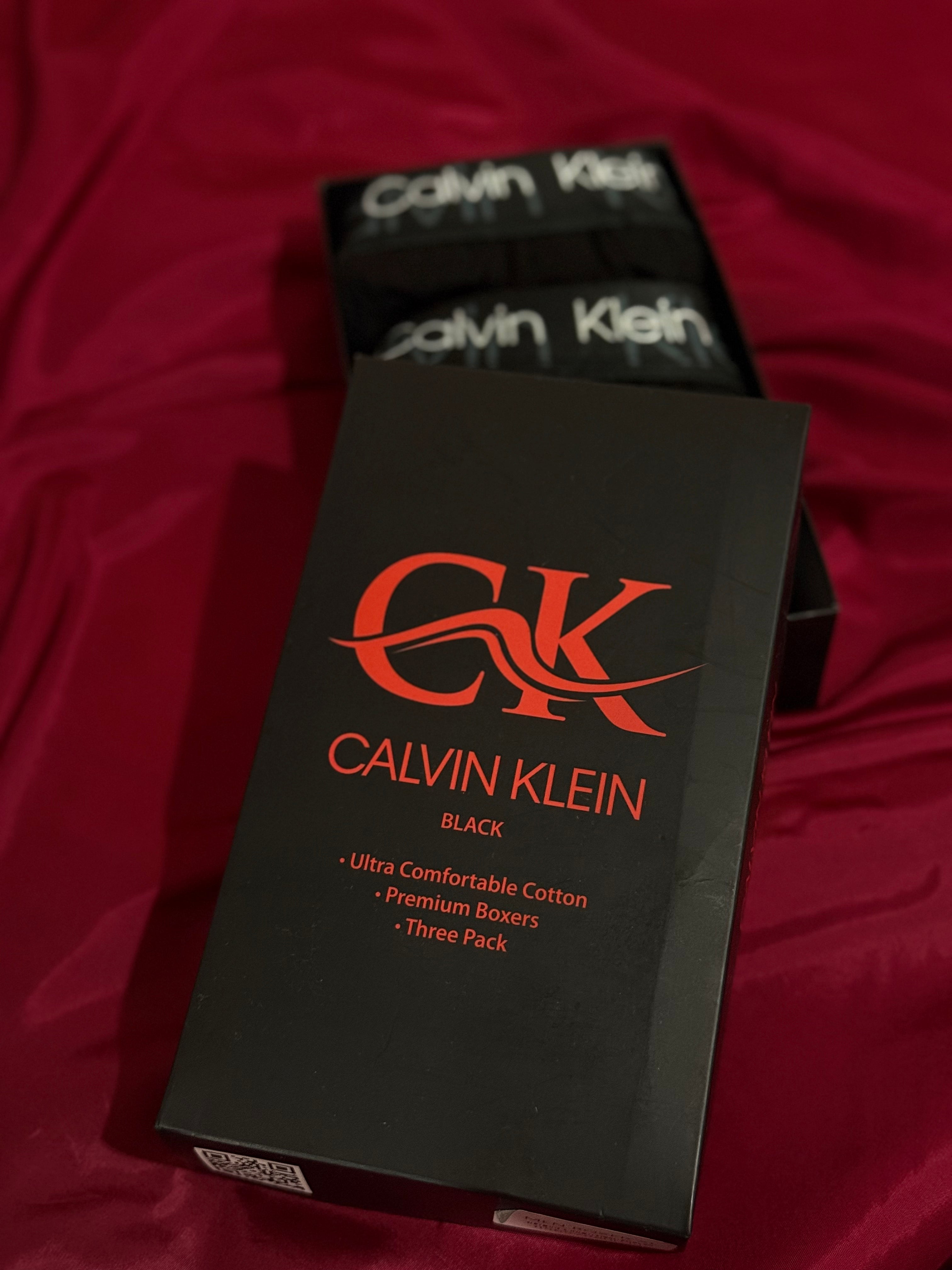 Calvin Klein ΜΑΥΡΟ ΣΕΤ 3 ΜΠΟΞΕΡΑΚΙΑ