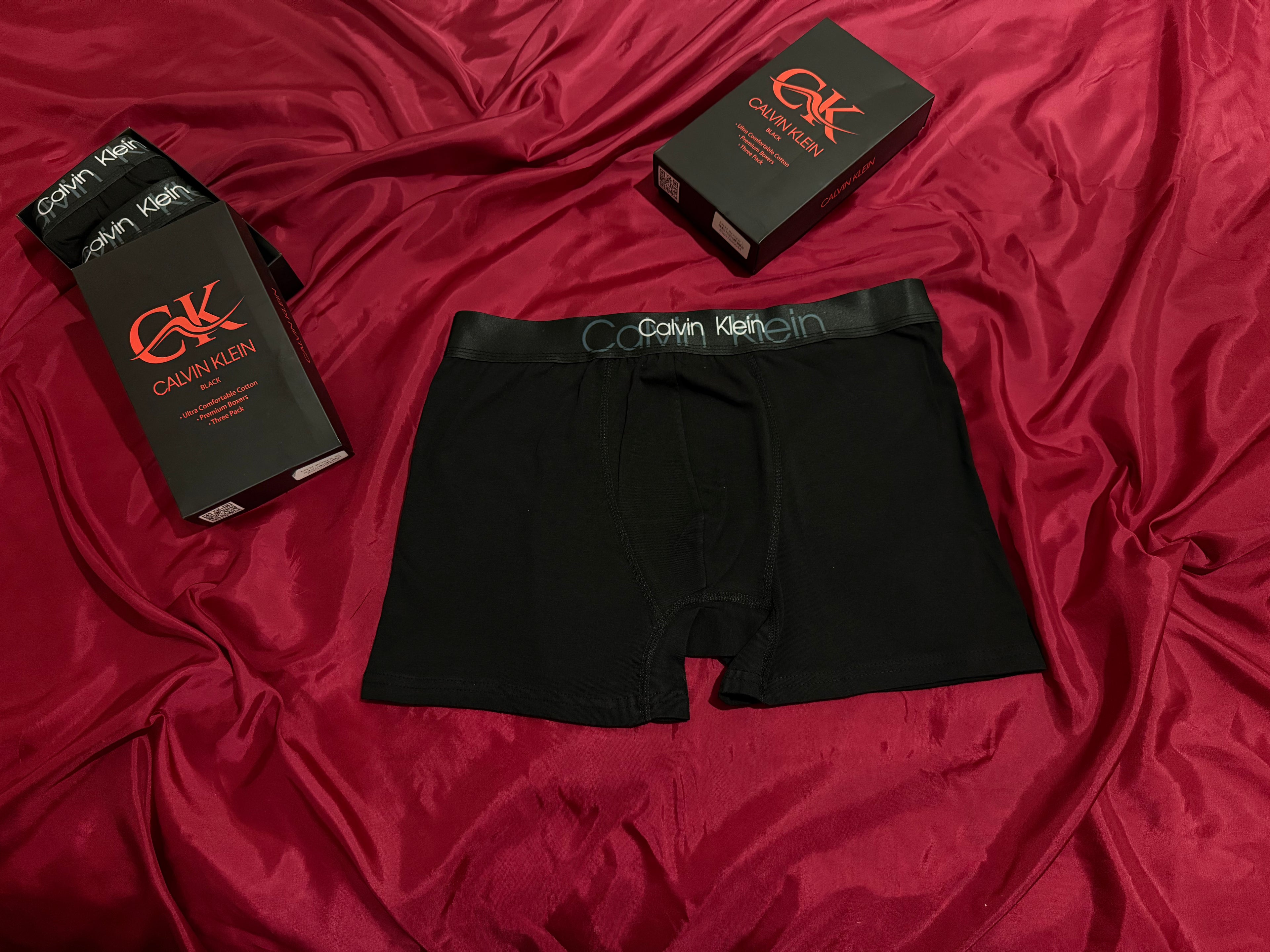 Calvin Klein ΜΑΥΡΟ ΣΕΤ 3 ΜΠΟΞΕΡΑΚΙΑ