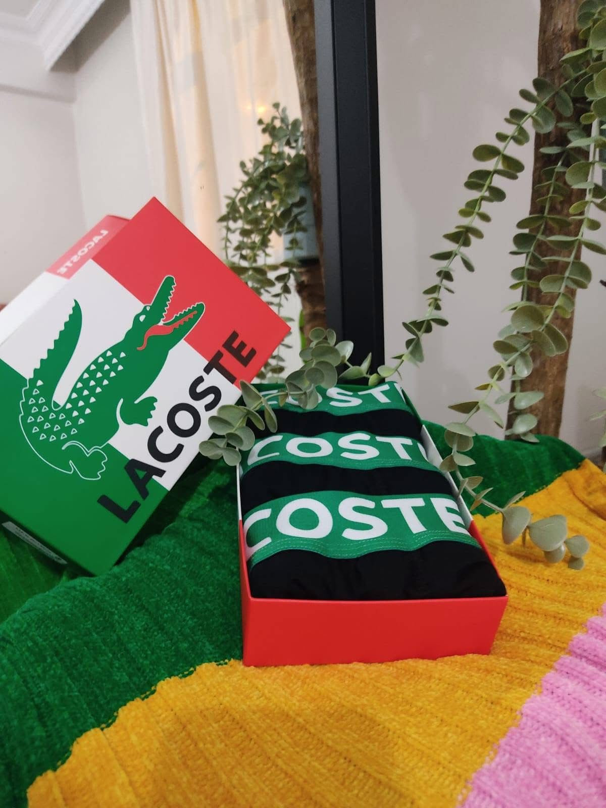 Lacoste ΣΕΤ 3 ΜΠΟΞΕΡΑΚΙΑ