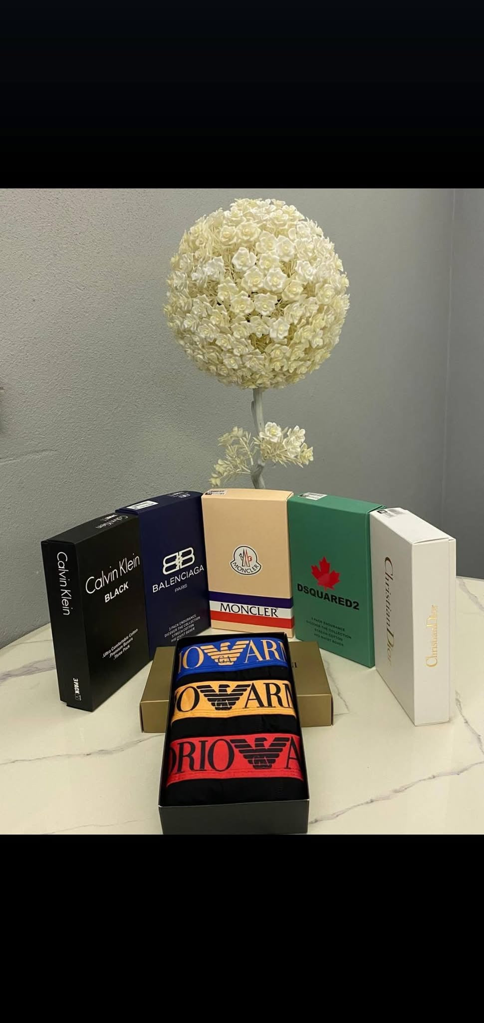 Emporio Armani ΣΕΤ 3 ΜΠΟΞΕΡΑΚΙΑ