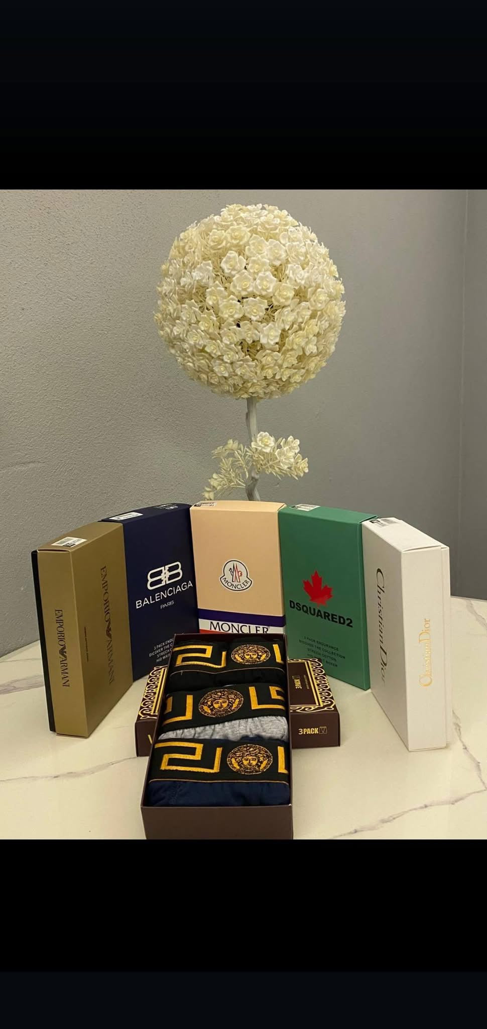 Versace ΣΕΤ 3 ΜΠΟΞΕΡΑΚΙΑ